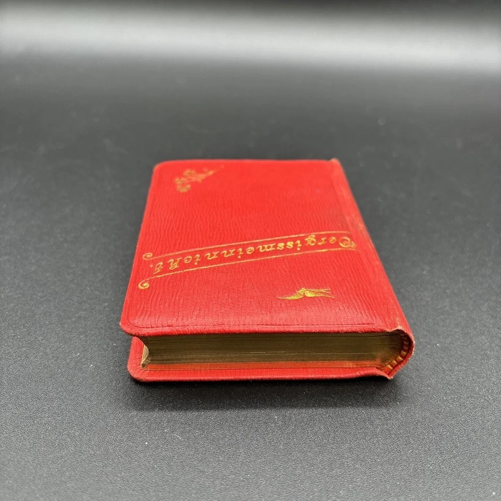 Antique 1908 Illustrated German Christian Forget Me Not Book‎ Vergissmeinnicht